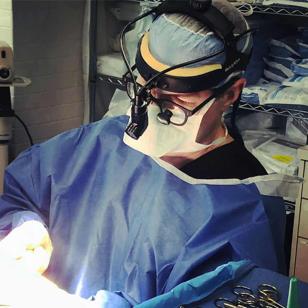 dr jay calvert performs surgery